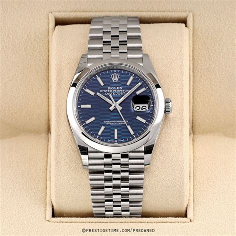 datejust rolex 26mm blue jubilee|rolex datejust price guide.